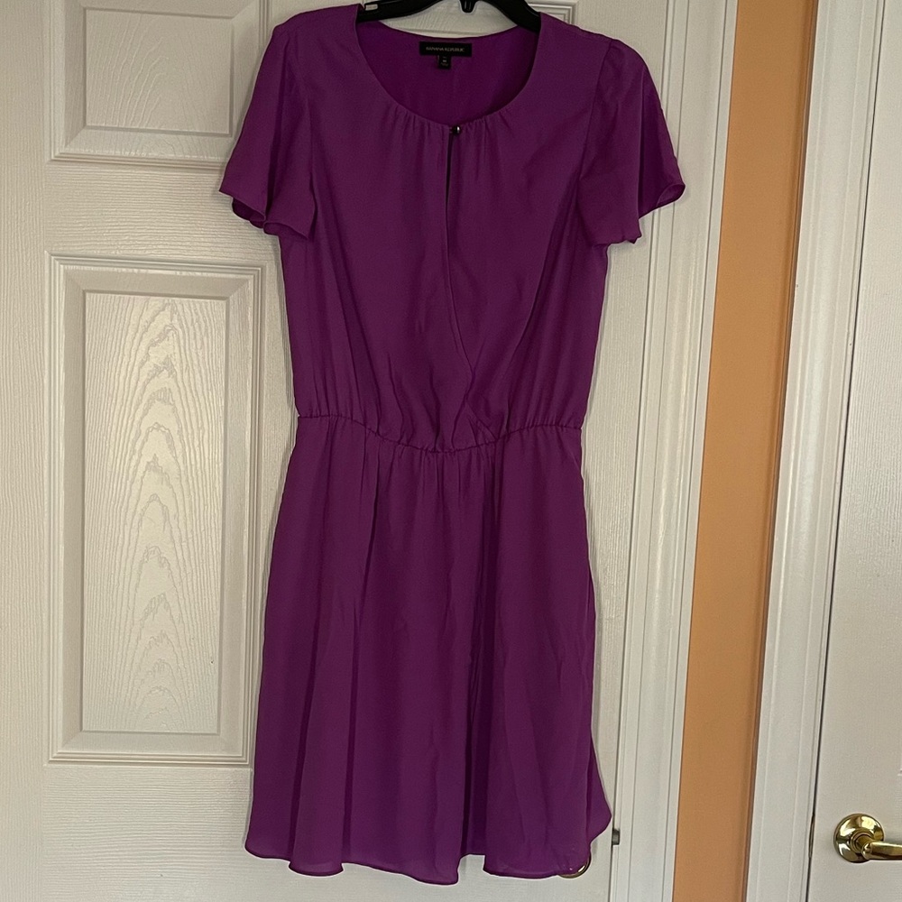 Lightly used Banana Republic tall size M lilac dress